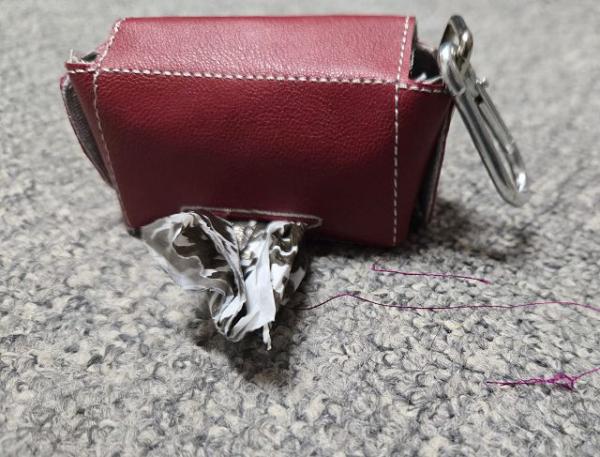 Kotbeuteltasche für 1 Rolle passend zum Leckerlibeutel